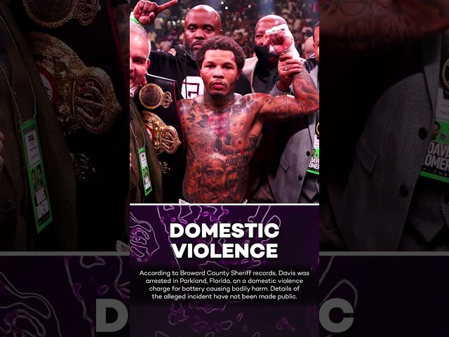 Boxer Gervonta Davis Arrested For Domestic Violence! #shorts