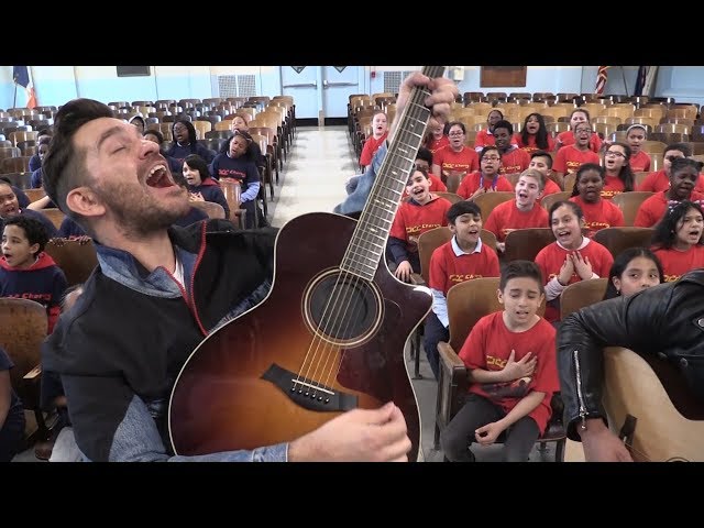 "Don't Give Up On Me" Andy Grammer ft. PS22 Chorus