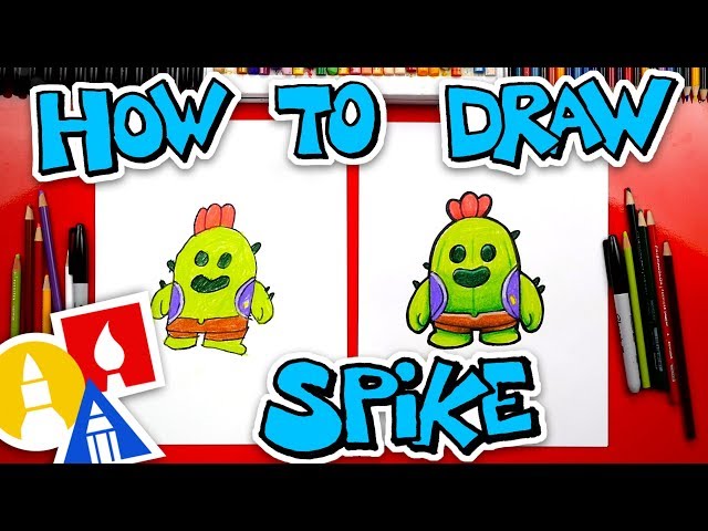 How To Draw Spike From Brawl Stars
