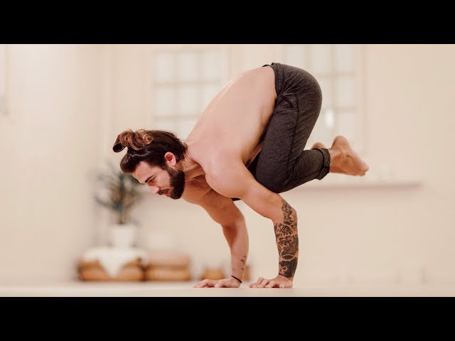 Jumping into Crow Pose  | Yoga with Patrick Beach