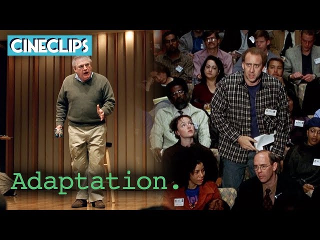 Robert McKee's Screenwriting Seminar | Adaptation. | CineClips