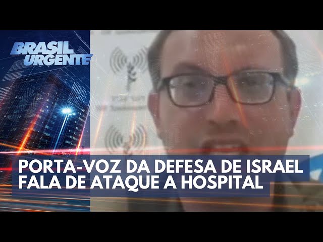 Porta-voz da Defesa de Israel fala de ataque na Faixa de Gaza | Brasil Urgente