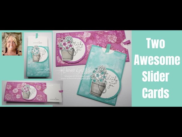 Two  Awesome  Slider  Fun  Fold  Cards