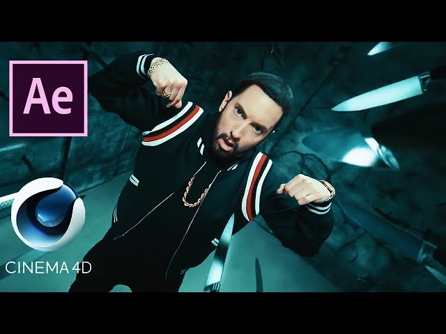 CRAZY 3D KNIVES MUSIC VIDEO EFFECT TUTORIAL! Eminem x Juicewrld - Godzilla [Ae + C4d]