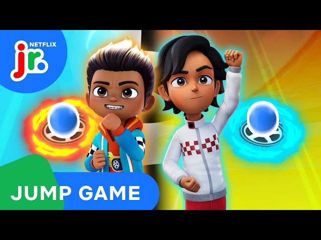 Jumping Game for Kids! Hot Wheels Let's Race Jump BATTLE 🏎️🔥 Netflix Jr