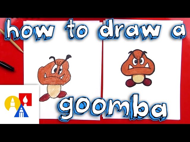 How To Draw A Goomba From Mario Bros