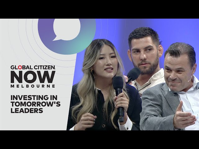 Mark Woodruff With Cleve McGhie & Cissy Shen on Youth Development | Global Citizen NOW Melbourne