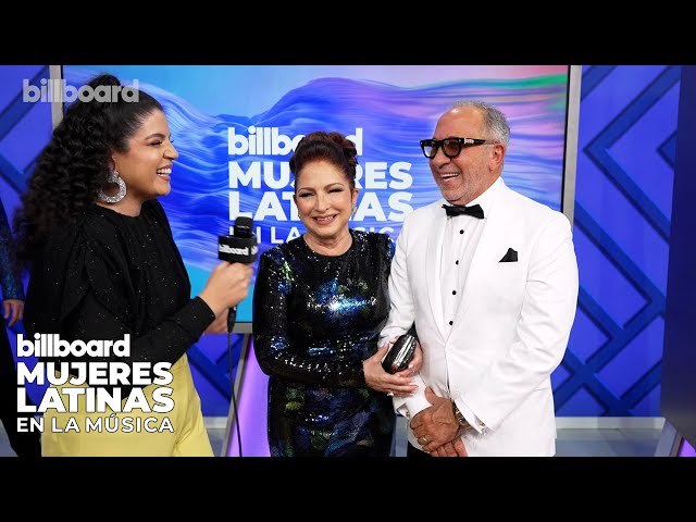 Gloria & Emilio Estefan On Celia Cruz's Impact & Receiving The Icon Award | #BBMujeresLatinas