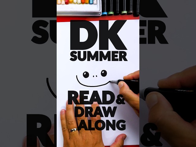 DK Summer Read & Draw Along 📕✍️ #artforkidshub #howtodraw