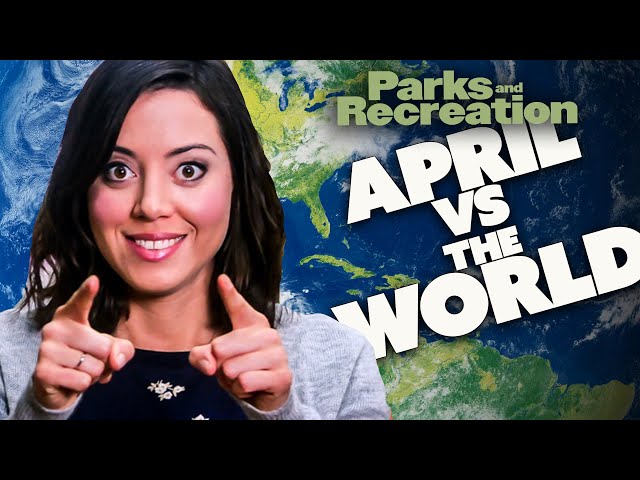 April Ludgate Vs The WORLD | Parks and Recreation | Comedy Bites