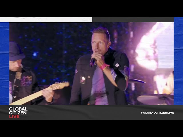 Coldplay Performs New Song "Higher Power" From Latest Album ​| Global Citizen Live