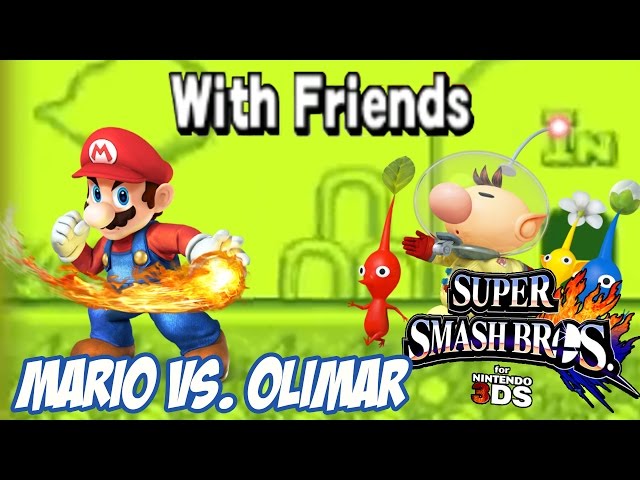 With Friends! - (Ndukauba) Mario vs. (Louie) Olimar! [Super Smash Bros. for 3DS] [HD 60 FPS]