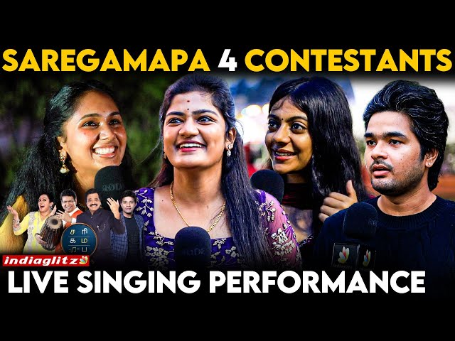 Singer-னால நிறைய Love Proposals வருது: Saregamapa 4 Contestants Live Performance | Zee Tamil