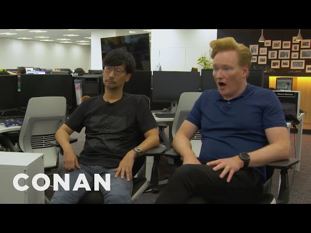 Conan Visits The Offices Of "Death Stranding" Creator Hideo Kojima | CONAN on TBS