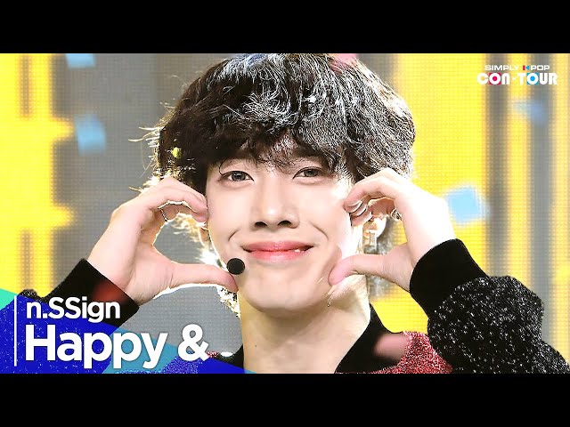 [Simply K-Pop CON-TOUR] n.SSign(엔싸인) - 'Happy &' _ Ep.603 | [4K]
