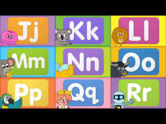 Turn & Learn ABCs | Learn Letters J to R | from Super Simple Songs