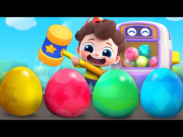 Happiness Surprise Eggs | Learn Colors | Emotions Song | Kids Songs | Neo's World | BabyBus