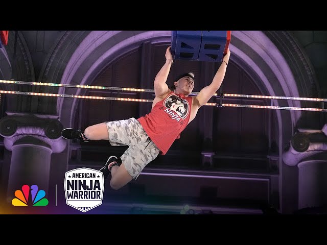 SUPERHUMAN Teen Dominates the Mega Wall AGAIN | American Ninja Warrior | NBC
