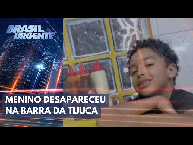 Mãe de menino desaparecido afirma que filho foi sequestrado: 'Acabou minha vida' | Brasil Urgente