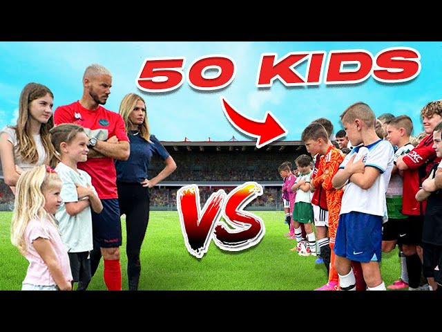 WINGROVE’S VS 50 KIDS! *EPIC FOOTBALL MATCH*