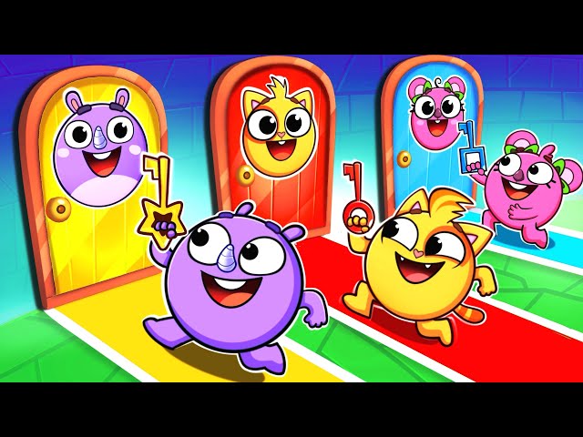 Escape From The Color Prison Song 🌈🤩 Funny Kids Songs 😻🐨🐰🦁 Nursery Rhymes by Baby Zoo Karaoke