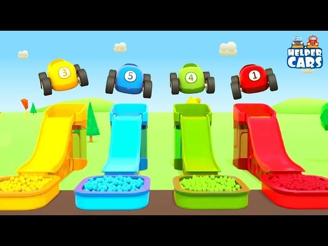 Learn Colors for Kids with Helper Cars: A Car Maker Machine - A Tow Truck & Trucks for Kids