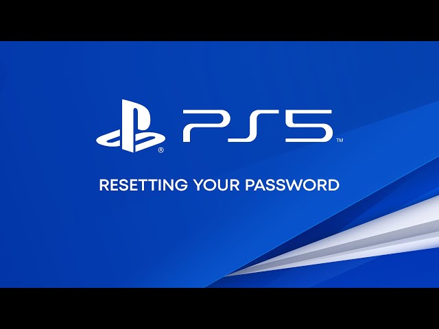 How to Reset Your Password on PS5