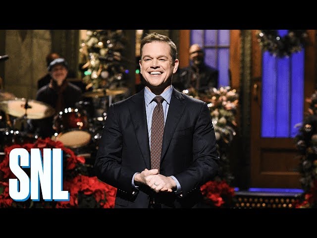 Matt Damon Monologue - SNL