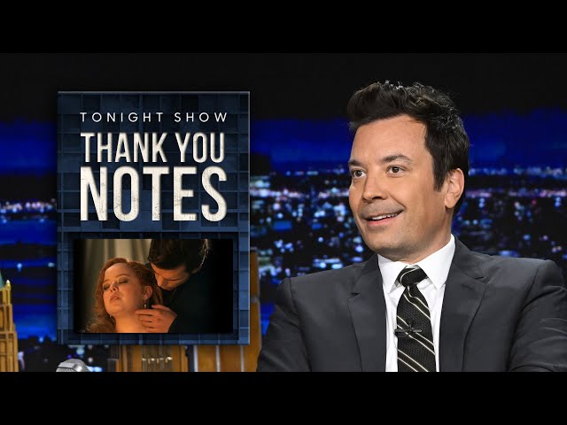 Thank You Notes: Donald Trump, Bridgerton | The Tonight Show Starring Jimmy Fallon