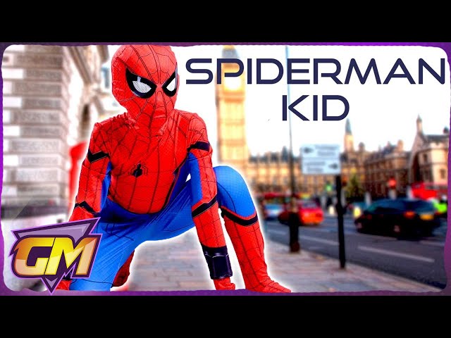 Spiderman Kid Beats The Bullies