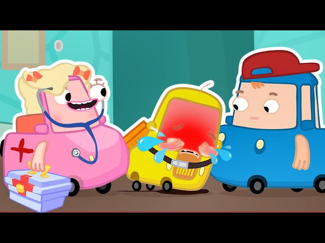 The Wheelzy Family animation full episodes | Baby trucks for kids pretend to play doctors
