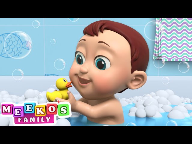 Bath Song | Nursery Rhymes | Meeko's Family