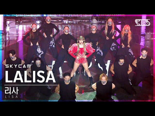 [항공캠4K] 리사 'LALISA' (LISA Sky Cam)│@SBS Inkigayo_2021.09.19.