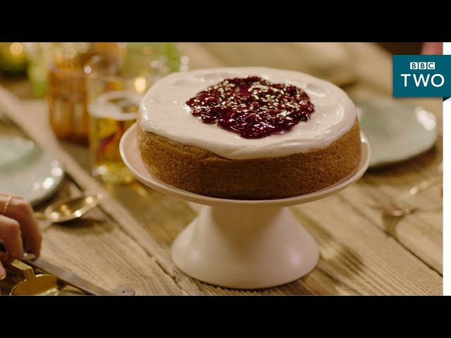 Lemon tendercake with blueberry compôte - Nigella: At My Table | Episode 4 - BBC Two