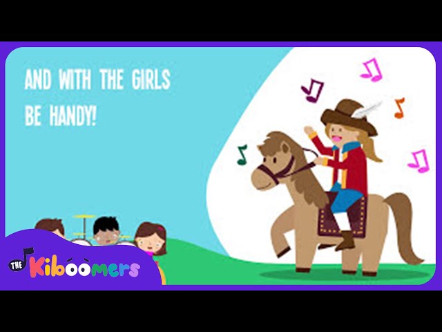 Yankee Doodle Dandy Lyric Video - The Kiboomers Preschool Songs & Nursery Rhymes for Circle Time
