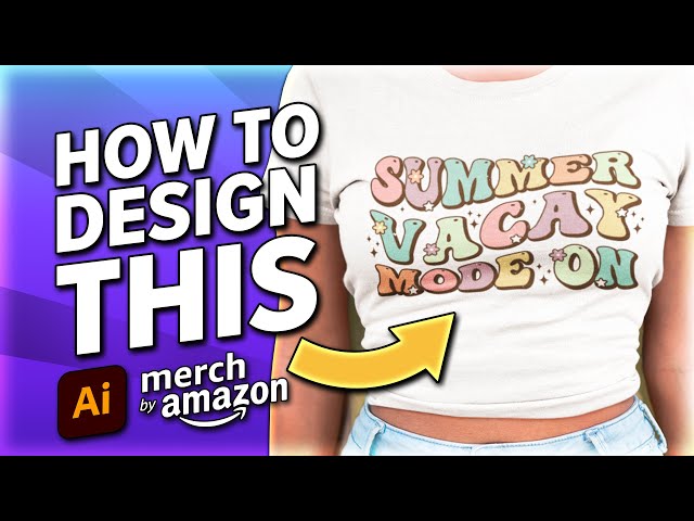 Wavy Groovy Text T-Shirt Design Tutorial | Adobe Illustrator