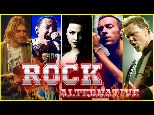 Alternative rock 90s 2000s compilation🔥🔥Nirvana, Linkin Park, RHCP, 3 Doors Down, Coldplay, Oasis