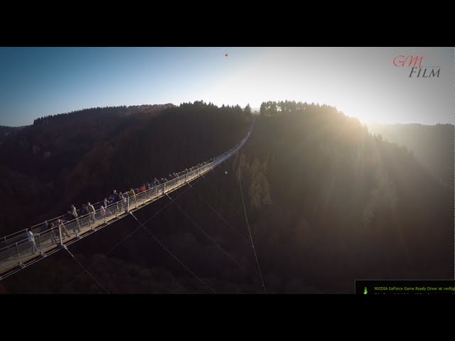 Ansturm zur Hängeseilbrücke. Faszination ,,Geierlay"