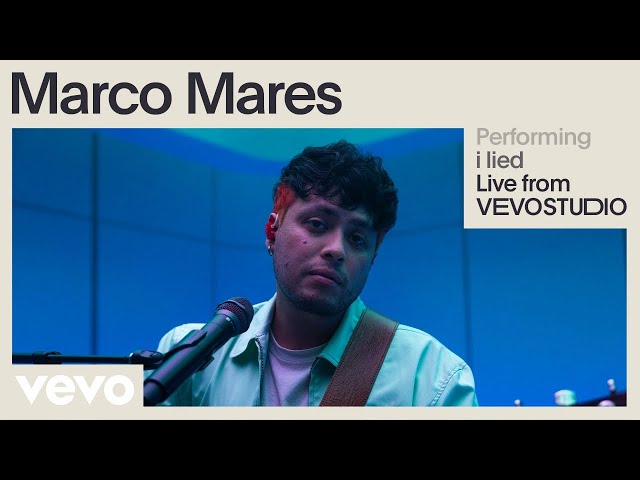 Marco Mares - i lied (Live Performance | Vevo)