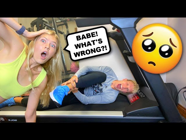 I GOT INJURED WHILE WORKING OUT... *PRANK*