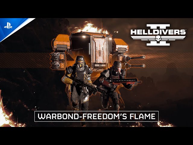 Helldivers 2 - New Freedom’s Flame Premium Warbond Deployed | PS5 & PC Games