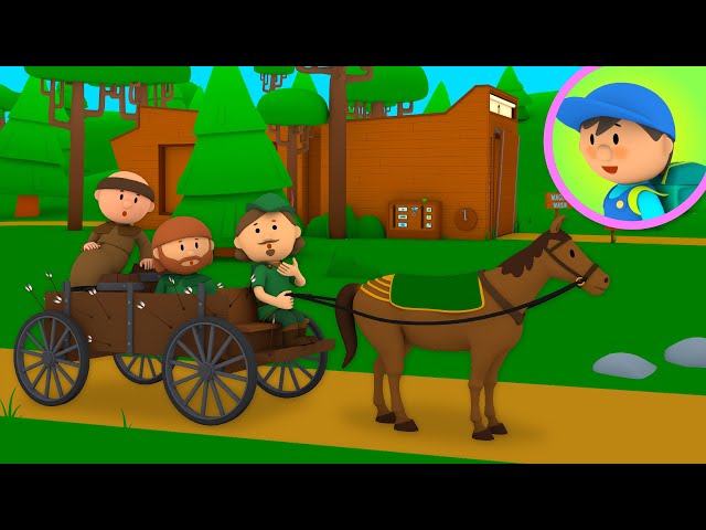 Robin Hood's Wagon is Covered in Arrows! | Cartoon for Kids