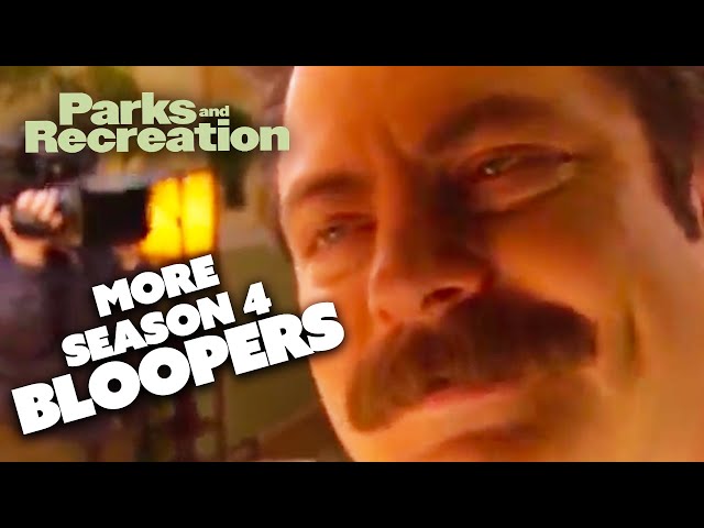 MORE Season 4 BLOOPERS | Parks and Recreation | Comedy Bites