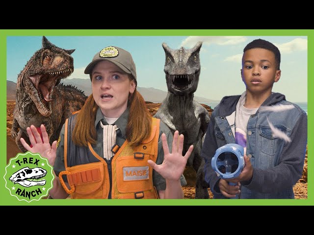 NEW! Babysitter Trouble | T-Rex Ranch Dinosaur Videos
