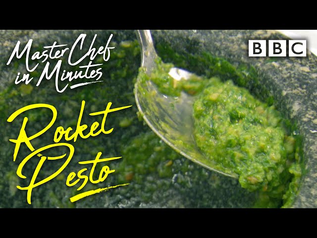 Rocket Pesto recipe: Meals in Minutes | Masterchef: The Professionals - BBC