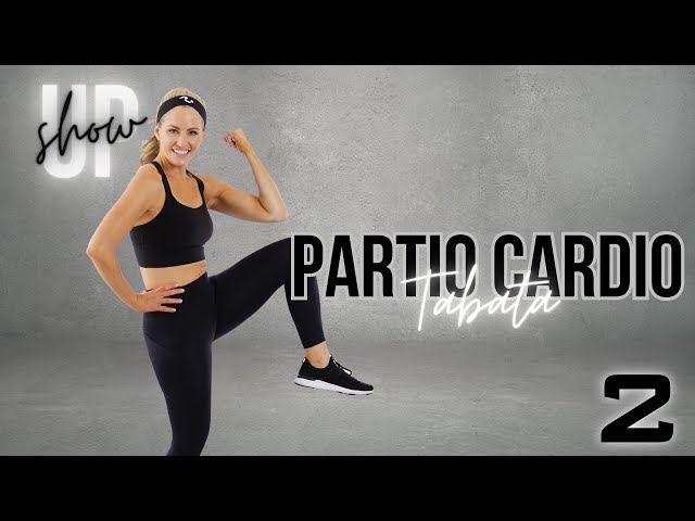 30 Min PARTIO CARDIO TABATA: No Equipment home workout, high & low impact options  (SHOW UP Day 2)