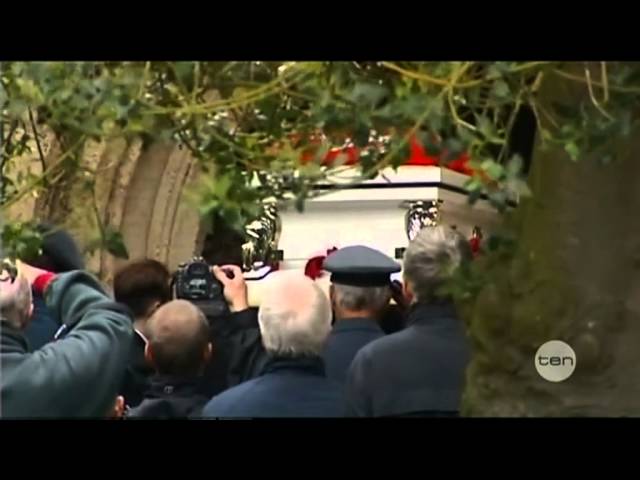 Bee Gees Singer Robin Gibb's Funeral In His Home Town Outside London