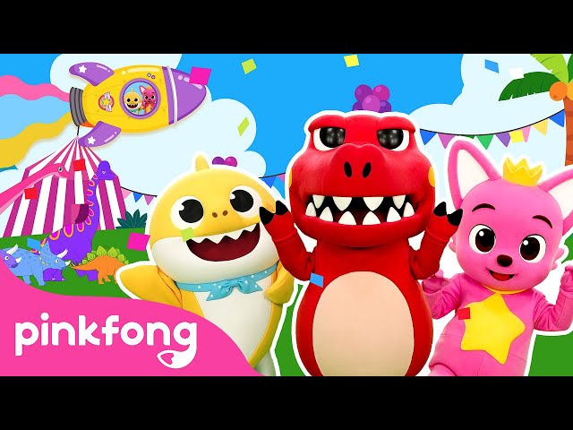 Marching with The Coolest Dinosaur | Dance Adventure | Cartoon & Dance | Pinkfong Baby Shark