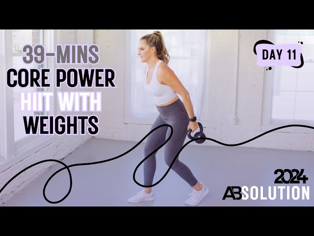 Transform Your Core: 39-Minute HIIT with Weights for Maximum Power - ABSOLUTION 2024 DAY 11