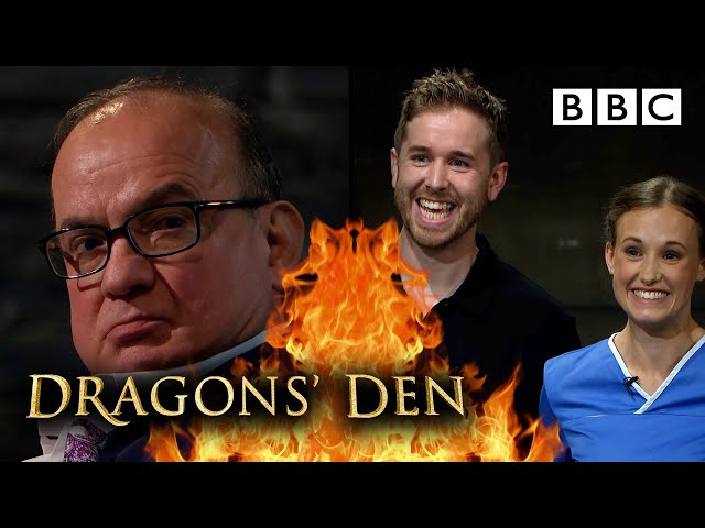 Dragons BATTLE over TINY stake in NHS nurse's amazing skincare product | Dragons' Den - BBC